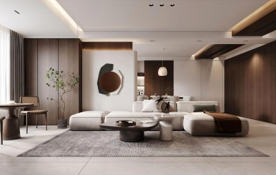 现代家居客厅3D模型下载